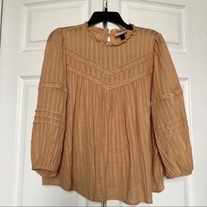 Peach Prairie Blouse